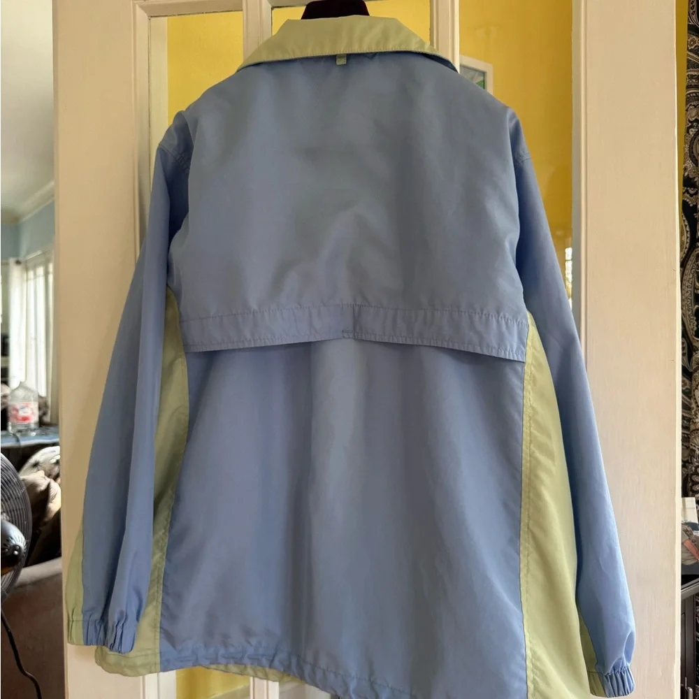 Eddie Bauer Colorblock Windbreaker - Periwinkle and Soft Yellow - Picture 11 of 16